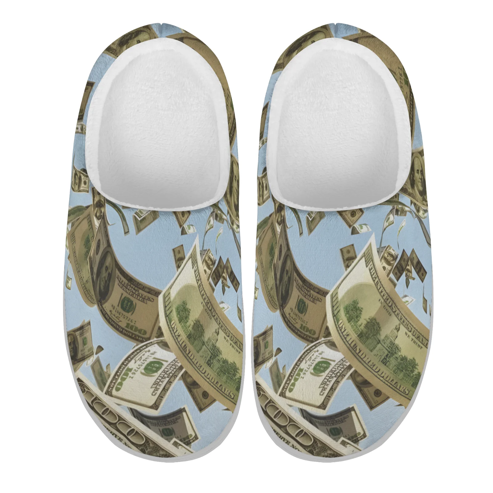 Men Shoes High - Custom Shoes Dollar Bill Prints Home