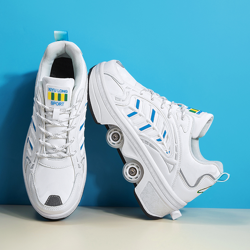 4 Wheels Retractable Roller Sk - Men Shoes Size recensie en prijs
