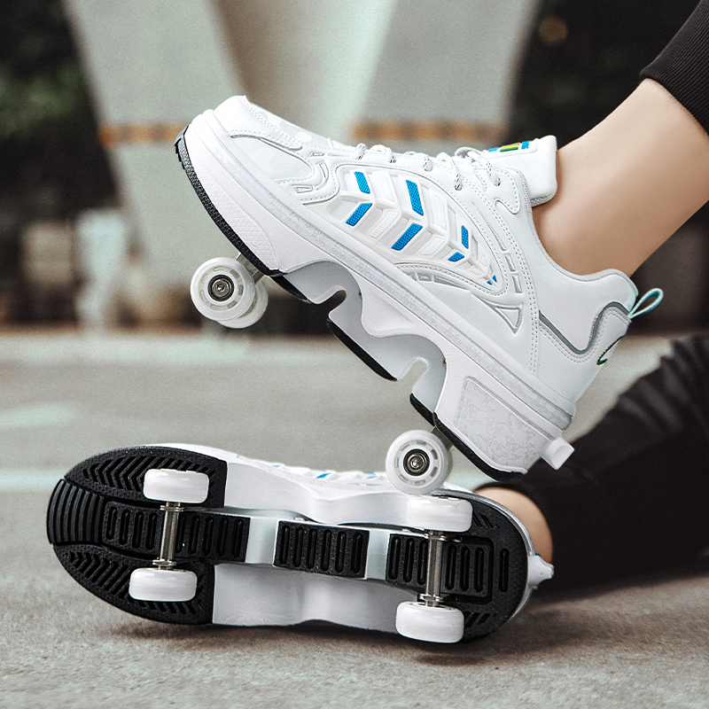 4 Wheels Retractable Roller Sk - Men Shoes Size recensie en prijs