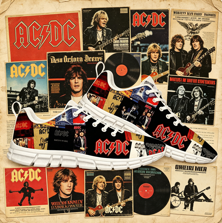 AC Rock Band DC Custom Printed - Men'S Shoes Dc recensie en prijs