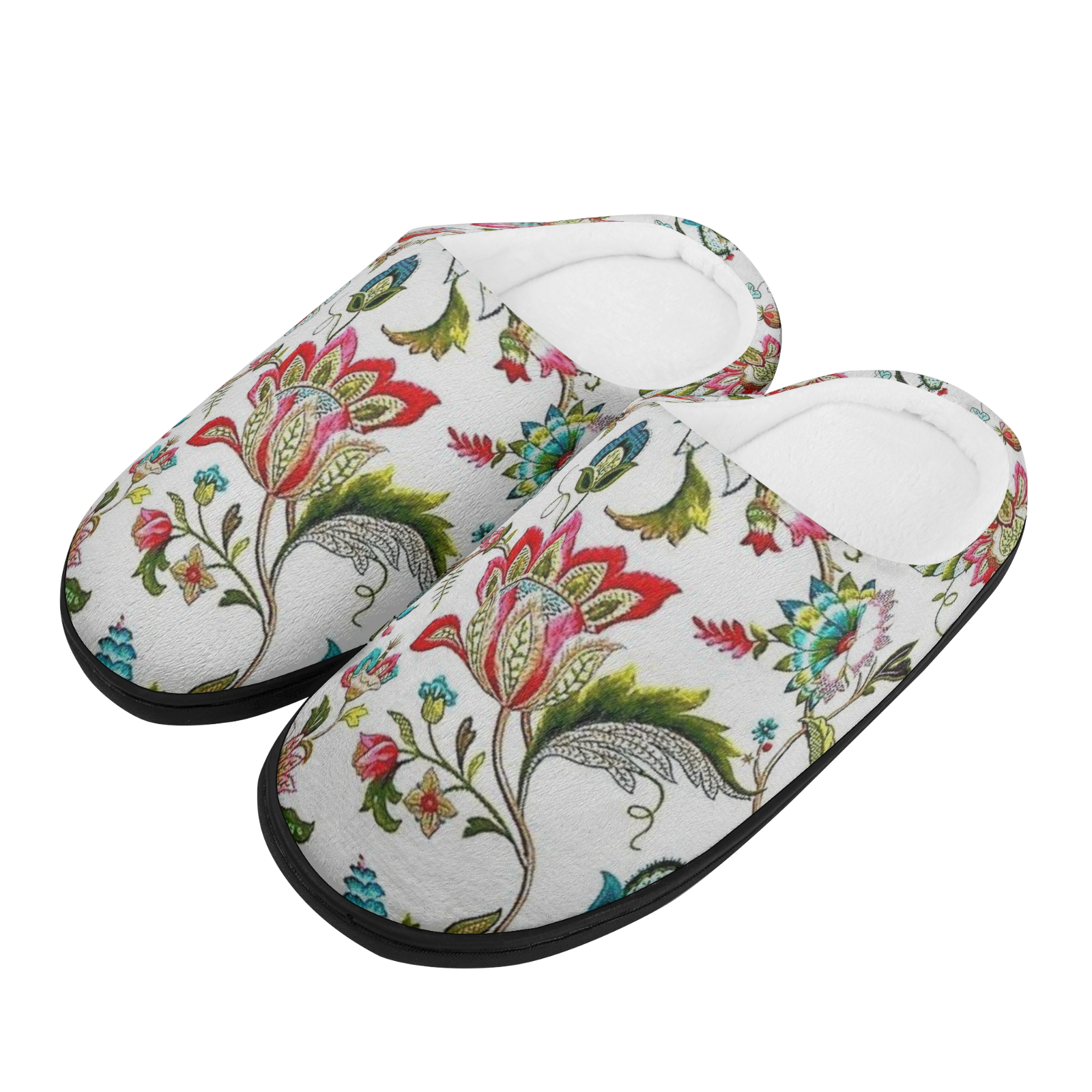Floral pattern Home Cotton Sli - Men Shoes High recensie en prijs