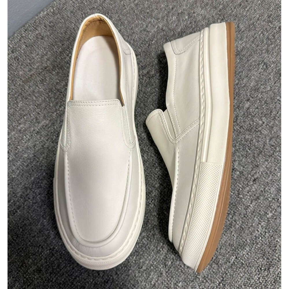 Luxury White Leather Casual Lo - Men'S Shoes Smart recensie en prijs