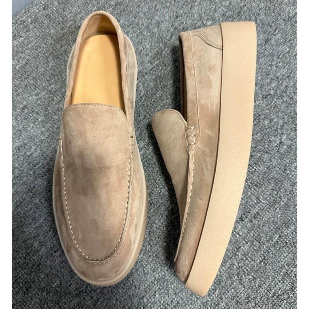 Luxury Beige Suede Platform Lo - Men'S Shoes Smart recensie en prijs