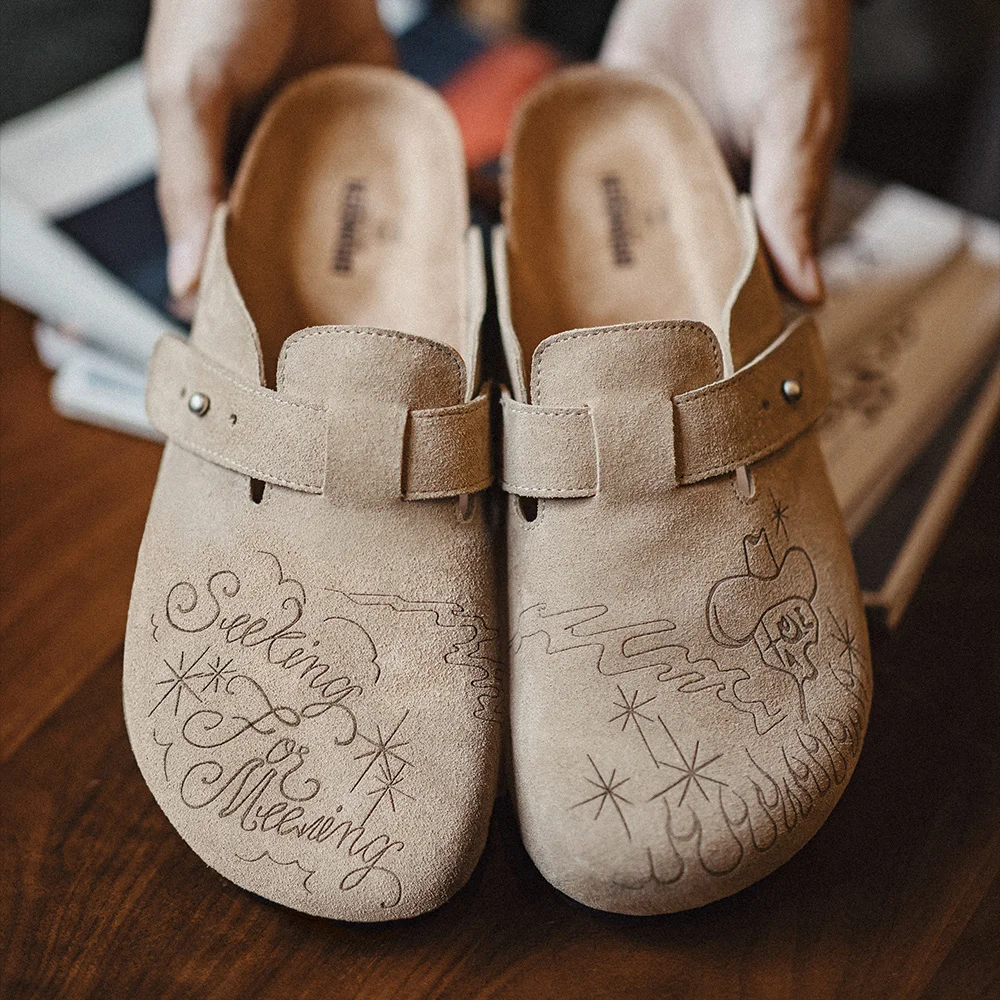 Maden Illustration Mules Shoes - Men Shoes Illustration recensie en prijs