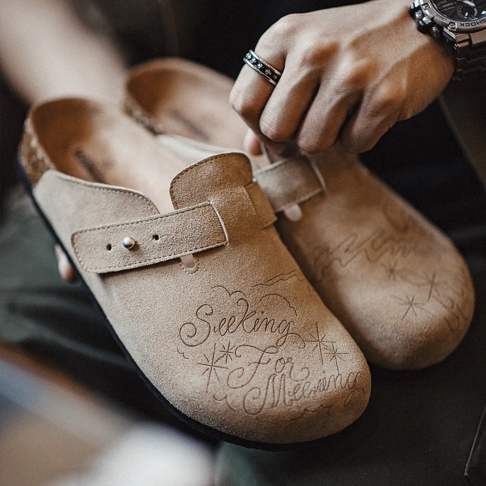 Maden Illustration Mules Shoes - Men Shoes Illustration recensie en prijs