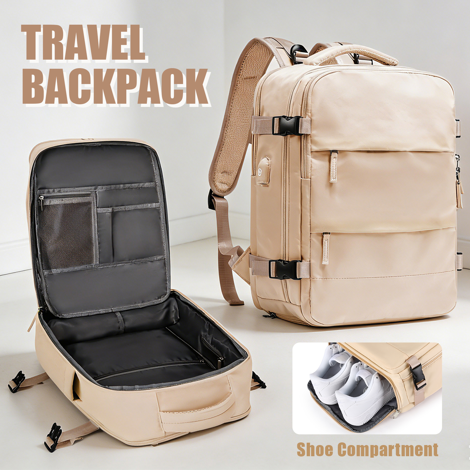 Large Travel Backpack for Men  - Men'S Shoes To Women'S recensie en prijs
