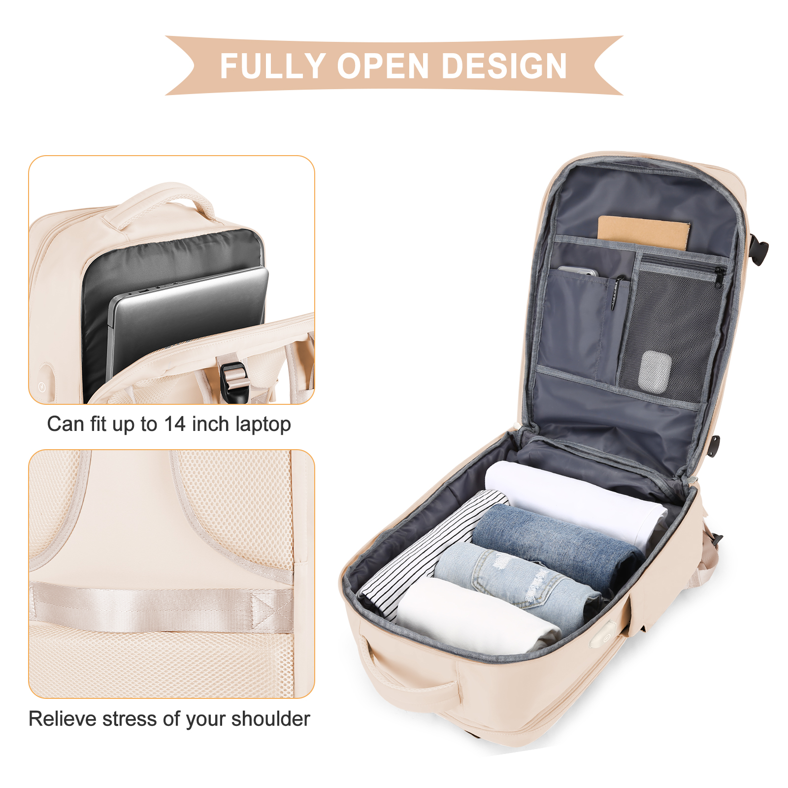Large Travel Backpack for Men  - Men'S Shoes To Women'S recensie en prijs