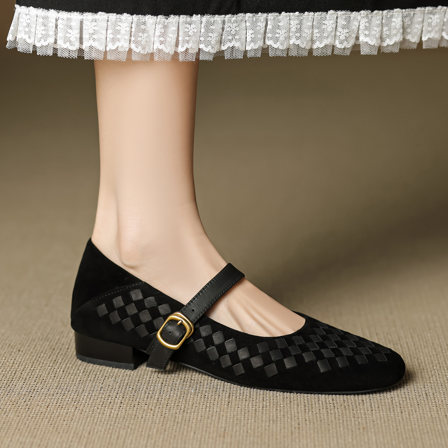 Handmade Genuine Woven Texture - Men Shoes High recensie en prijs
