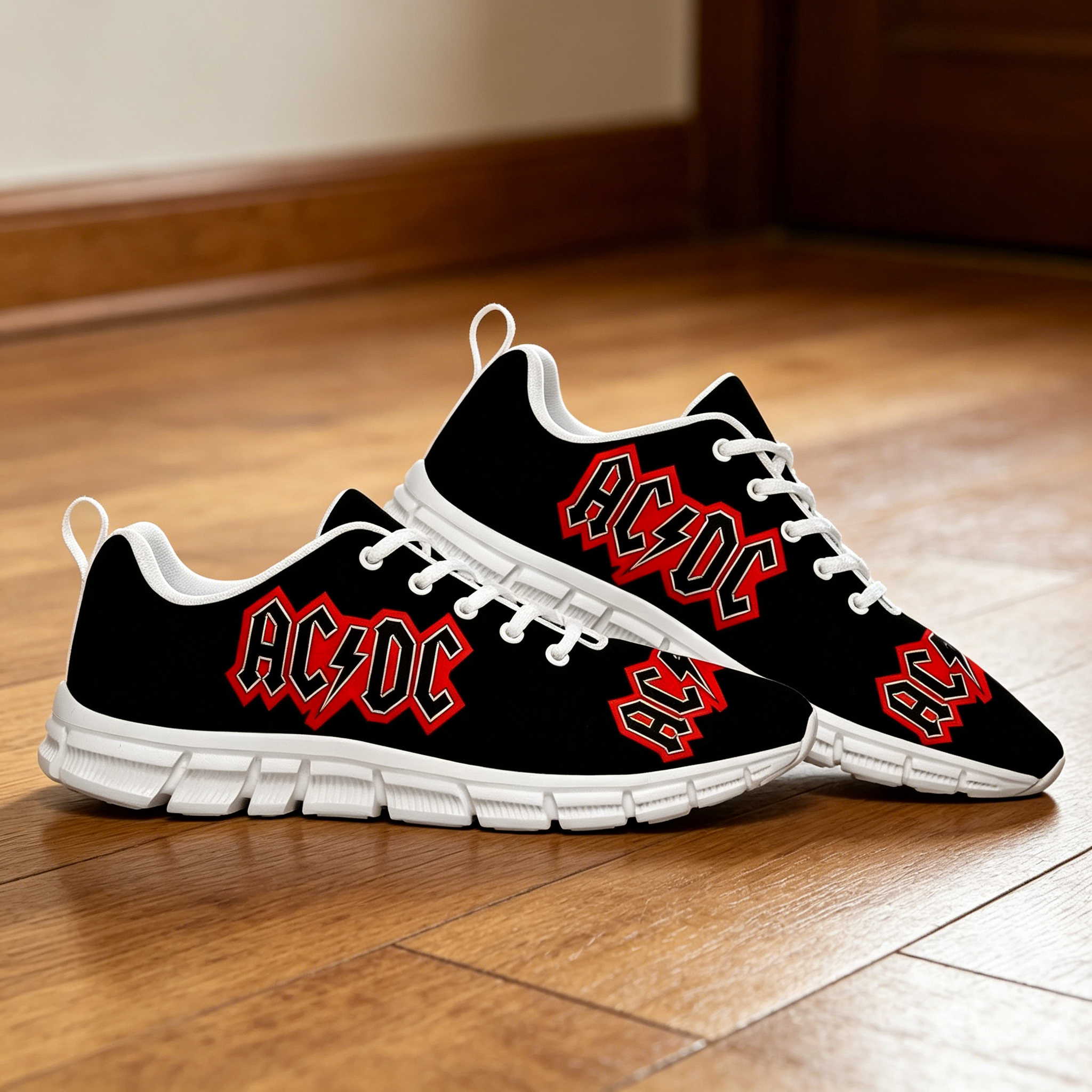 AC/DC Band Logo Print Sneakers - Men'S Shoes Dc recensie en prijs