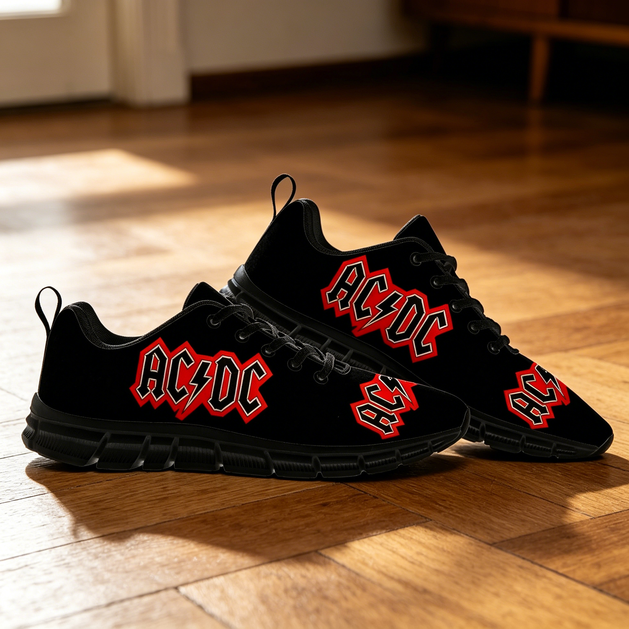 AC/DC Band Logo Print Sneakers - Men'S Shoes Dc recensie en prijs
