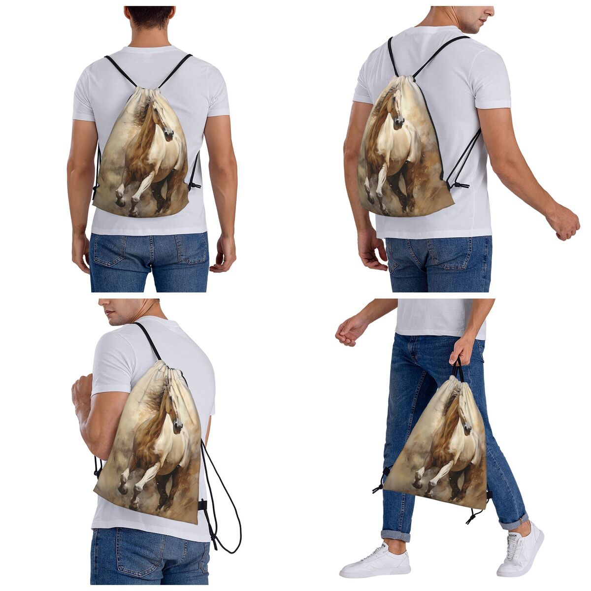 Horse Galloping In The Desert  - Men Shoes Illustration recensie en prijs