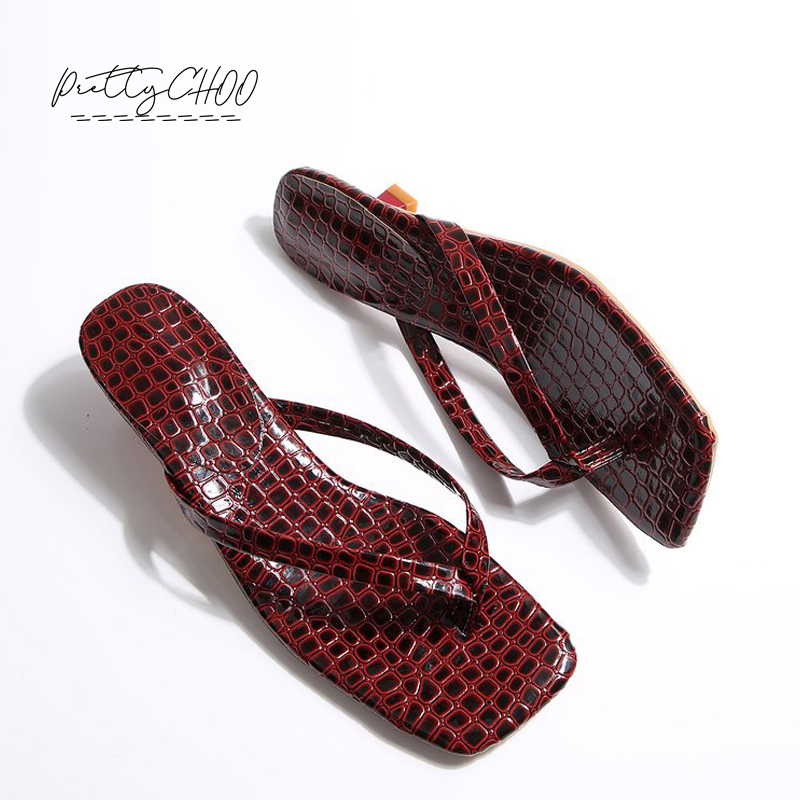 Crocodile Print Kitten Heel Fl - Men Shoes Size recensie en prijs
